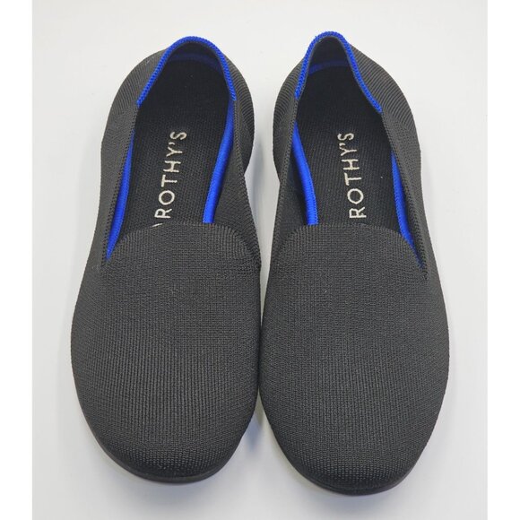 Rothy's Women's Black Knit The Loafer Casual Lightweight Flats Shoes Sz 12 2689 - Picture 13 of 16